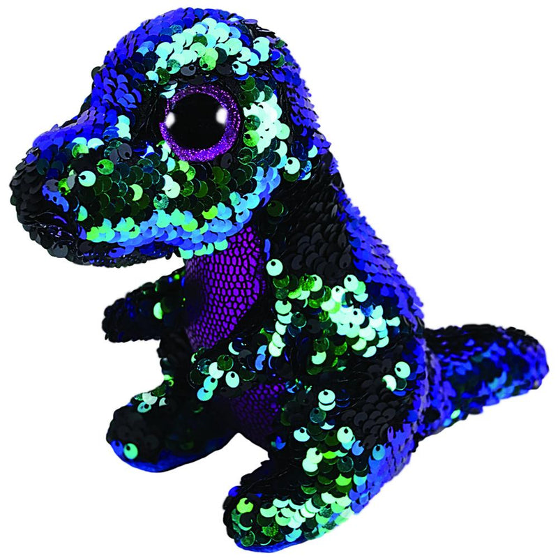 Ty Flippables Crunch Dinosaurio Verde/Purpura Regular