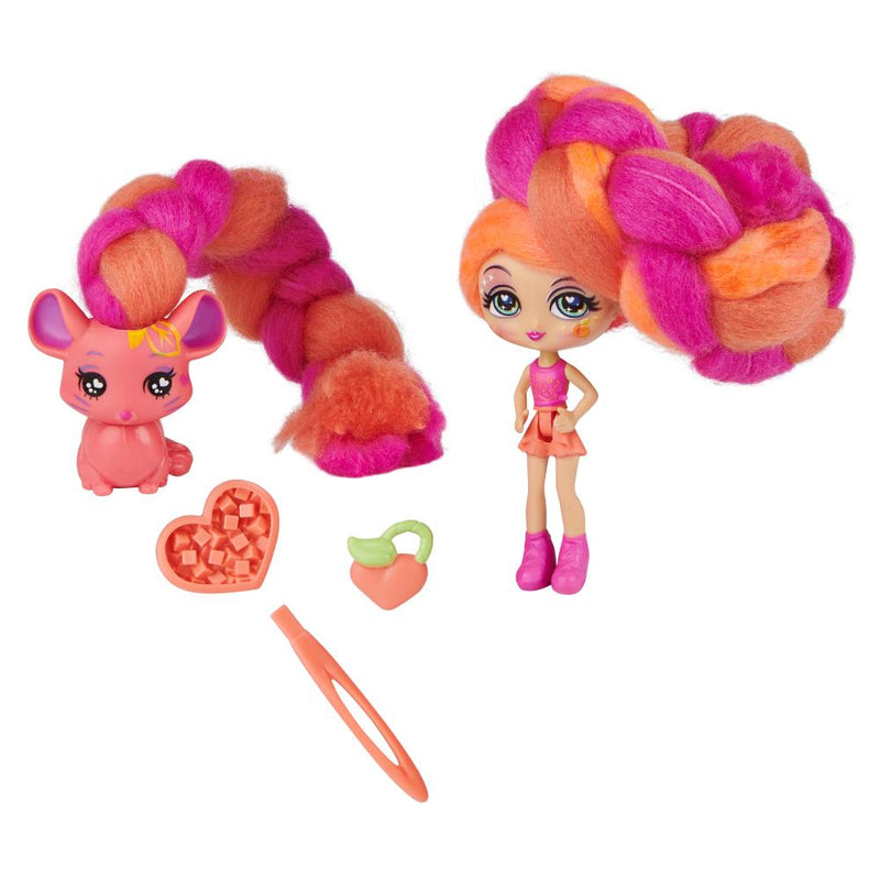 Candylocks Muñeca+Mascota Posie Peach