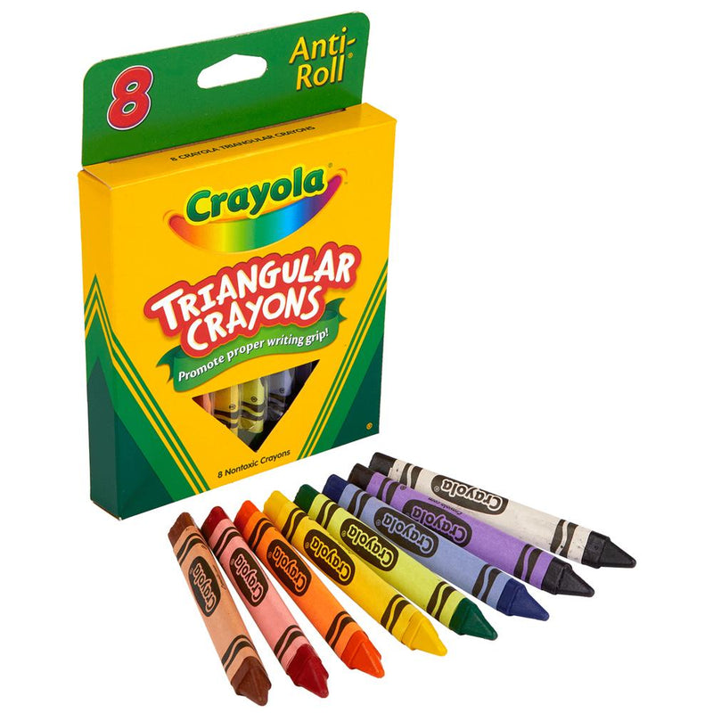 8 Crayones Triangulares Crayola